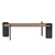 HANAH HOME Sto za dnevnu sobu Renard Atlantic Pine Anthracite