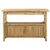 Konzolna stolica s policom Prirodna 110 x 35 x 75 cm Bambus