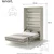 Postelja v omari Lenart - Bed Concept 02 - 120x200 cm - kashemir