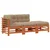 Set lounge namještaja za vrt 3 pcs Voštanosmeđa