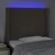 Vidaxl LED posteljno vzglavje taupe 103x16x118/128 cm blago
