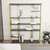 HANAH HOME Polica za knjige Jenny Anthracite Gold