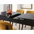 Hanah Home Trpezarijski sto Crea - 2941, 130x75x80 cm, Crni