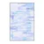 Conceptum Hypnose tepih Eexfab1023-1, pravokutni, 80 x 120 cm, svijetloplava