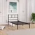 Hanah Home Ram za krevet Cemre, 90x190 cm,Crni