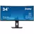 Iiyama 34 ETE UW IPS-panel, 3440x1440 120Hz, 300cdm˛, 0,4ms MPRT, Speakers, USB-C Dock (LAN, DP-Out, 65W PD), DisplayPort, HDMI, KVM, USB3