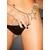 Tanga Noir HANDMADE P005 - 2XL