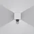 Brilagi - LED spoljašnje zidno svetlo sa senzorom CUBE LED/6W/230V sivo IP65