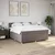 Vidaxl Box spring postelja z vzmetnico taupe 180x200 cm blago
