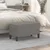 Vidaxl Klop temno siva 70x35x41 cm blago