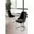 HANAH HOME Set stolica (4 dela) Puva Black Chrome