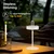 LED prigušiva spoljna punjiva dodirna stona lampa GENTLE LED/1,5W/3,7V 3000 mAh IP44 bela