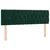 Vidaxl Box spring postelja z vzmetnico temno zelena 160x200 cm žamet