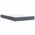 Vidaxl Box spring postelja z vzmetnico temno siva 120x200 cm žamet
