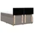 Vidaxl Box spring postelja z vzmetnico taupe 160x200 cm blago