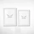 Lessentiel Maison Set ramova za slike 2BFC1008_1318-1521, 13x18cm, 15x21cm, 2 komada, Beli