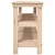 Radni stol 181 x 50 x 80 cm od masivne borovine