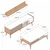 Hanah Home Set TV Komoda i klub sto Orah