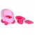 ECOTOYS Noša za decu sa uklonivim umetkom i neklizajućim nogicama, Roze