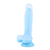 HiSmith HSA80 Silicone Glowing Realistic Dildo KlicLok 9.65 Blue