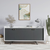 Hanah Home Komoda Bled 150x75x40cm Antracit-Bela