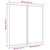 Magnetna bijela ploča sklopiva 80 x 80 x 1,7 cm aluminijska