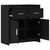 Kreveta Crni hrast 75 x 36 x 80 cm Konstruirano drvo