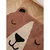 Rjava pralna/ročno tkana bombažna otroška preproga 101x120 cm Snuggle Benni – Hanse Home