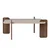 HANAH HOME Sto za dnevnu sobu Marais Travertine Venezia Walnut