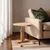 Hanah Home pomoćni sto Opus Ucgen 46, 46 cm, hrast / travertin
