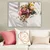 WallXpert slika na platnu 566223832_70100, buket ruža u beloj drvenoj kutiji, 70 x 100 cm