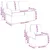 Setovi sofa 3 pcs Sivo-smeđa 115 x 56 x 80 cm Šperploča