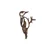 Aberto Design Dekorativna figura Bird On The Branch 01, 18x30 cm, 1.5 mm