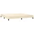 Vidaxl Box spring postelja z vzmetnico krem 200x200 cm blago