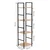 ModernHome Drvena polica sa metalnim LOFT okvirom, 4 nivoa, u boji hrasta CWJ3024112L WO