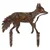 Aberto Design Dekorativna figura Fox -A 01, 48x50 cm, 1.5 mm