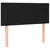 Krevet box spring s madracem LED crni 90x190 cm od tkanine