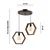 OPVIQ Luster Hexagon Double Dark G