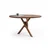 Hanah Home Oscar Elips trpezarijski sto 130 × 80 × 75 cm, orah