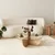 Hanah Home Lily Sto za dnevnu sobu, Braon