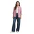 TOM TAILOR Bluza temno roza/bela