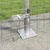 Vanjski Euro Ograda s Betonskom Podlogom 10 x 1,4 m Srebrna