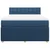 vidaXL vidaXL Box spring postelja z vzmetnico modra 160x200 cm blago, (21307308)