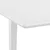Vidaxl Raztegljiva jedilna miza MDF (80-120)x80x74 cm bela