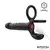 InToYou Magnor Dildo with Double Ring & Balls Stimulator Black