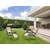 ModernHome Podesiva baštenska fotelja sa tendom bež