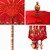 Balineški Parasol Crvena 215 x 215 x 260 cm