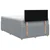 vidaXL Postelja boxspring z vzmetnico Svetlo siva 120 x 200 cm Blago