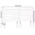LED uzglavlje crno 160x5x118/128 cm baršunasto