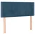 Vidaxl Box spring postelja z vzmetnico temno modra 100x200 cm žamet